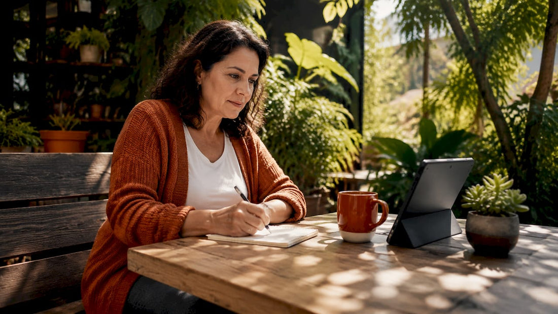 Woman receiving behavioral quit support at home