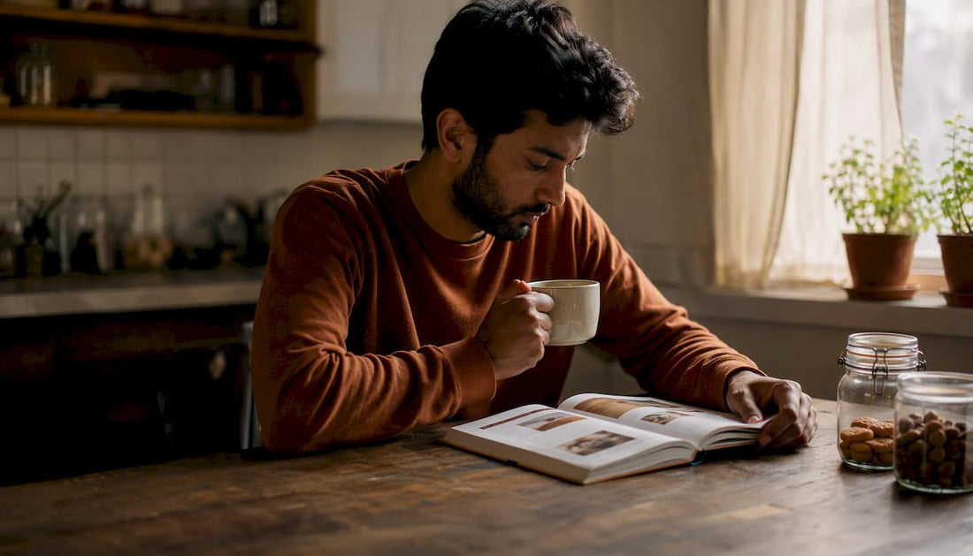 Man reflecting on nicotine withdrawal symptoms