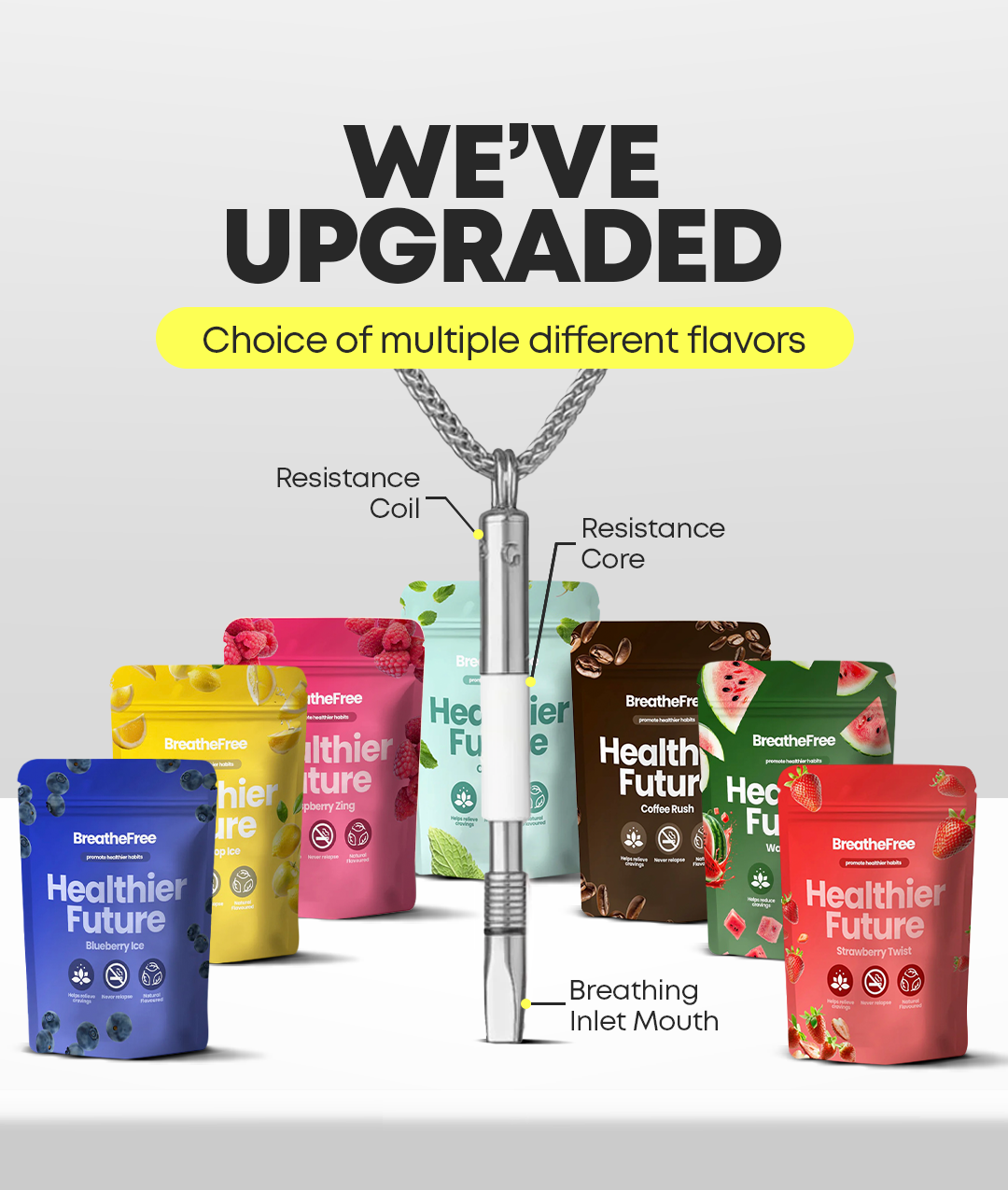 BreatheFree Resistance Necklace