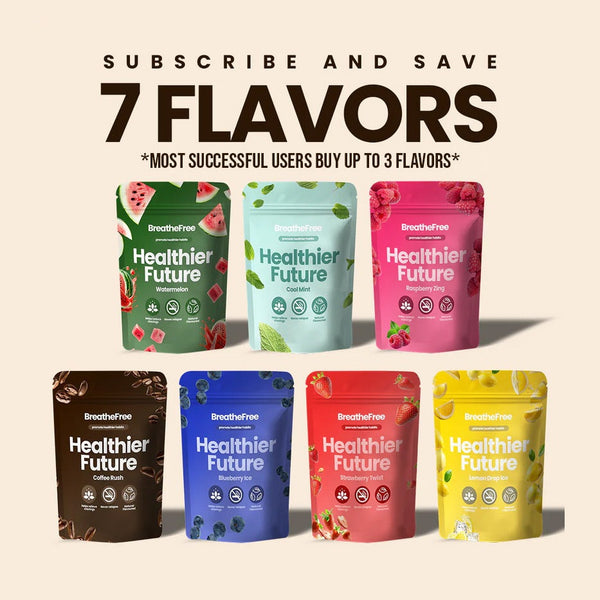 Pack of BreatheFree flavour refills